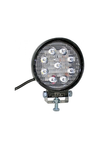 Tas 12-80v Çalışma Lambası Yuvarlak 9 Led 27w 112x35mm L1004