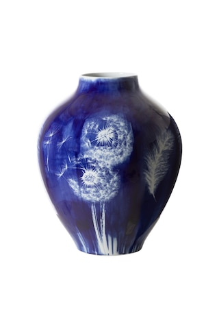 Mudo Home Amalfı Vazo 42x52 Cm Mavi