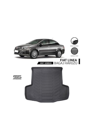 Fiat Linea Bagaj Havuzu 2007 Sonrası Havuzlu Bagaj Paspası