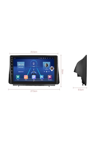 Ford Focus 5 Android 2 Gb + 32 Gb Rom Carplay Multimedya JAPON SERİ