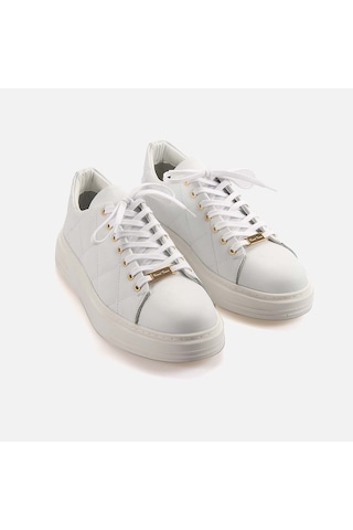 Kemal Tanca Bağcıklı Erkek Spor & Sneaker Ayakkabı 21300 Beyaz