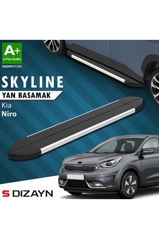 S-dizayn Kia Niro Skyline Aluminyum Yan Basamak 183 Cm 2017 Üzeri A+ Kalite