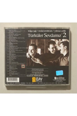 Tolga Sağ-erdal Erzincan-yılmaz Çelik Türküler Sevdamız 2 Cd Jelatininde Sıfır Cd