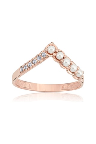 Incili V Altın Yüzük