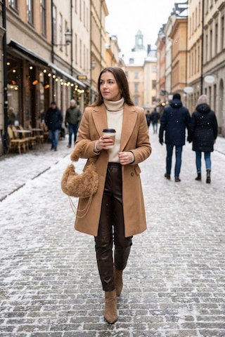 Vivazzaluxe Vintage Peluş Kürk Model Sonbahar, Kış Tote Bag Kadın El, Omuz, Çapraz Çanta Bej