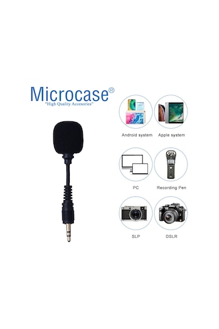 3.5 Mm 3 Boğum Mini Telefon Notebook Laptop Mikrofon Al2660