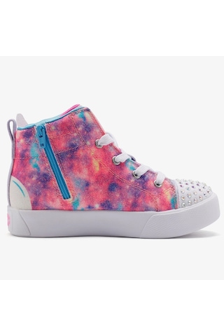 Skechers Twinkle Magic Kids Sneaker Lastik Bağcıklı Işıklı Çocuk Ayakkabısı Mor Mor