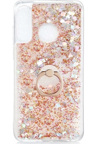 Huawei P30 Lite Kılıf Milce Sulu Yüzüklü Silikon Arka Kapak