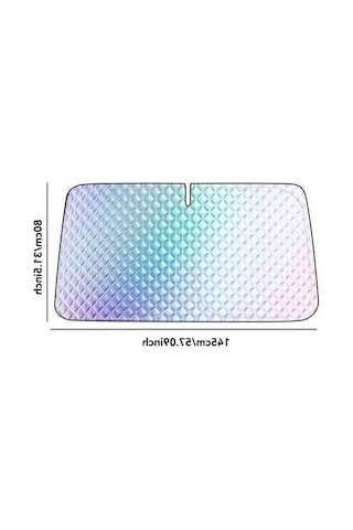 Pazly 1 Adet Evrensel Taşınabilir Katlanabilir Ön Cam Güneşlik, Uv Işın Engelleyici, Isı Yalıtımlı, Çoğu Araç İçin Uygun