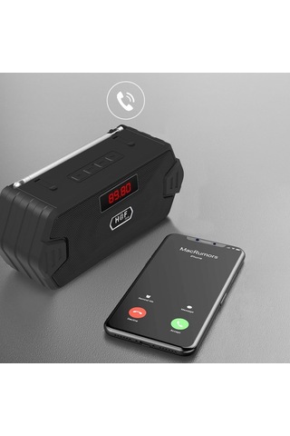 Haf H/F-F216 Subwoofer Anten/Telefon Tutucu FM Radyolu Mini Taşınabilir Kablosuz 5.1 Bluetooth Hoparlör