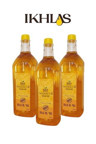 Ikhlas Soğuk Sıkım Susam Yağı 3 x 2 L