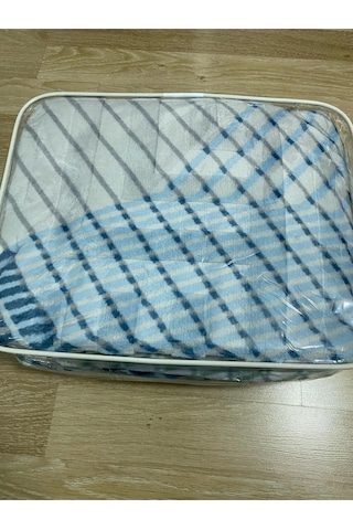 Aksu Tek Kişilik Battaniye Çantali Renkli