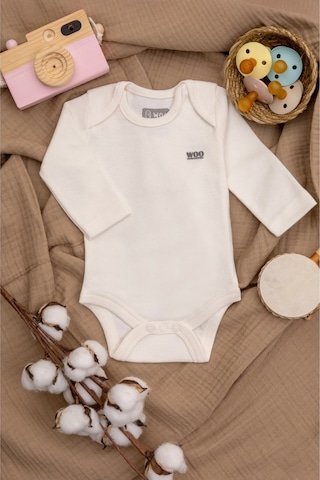 Woo Baby Ekru Uzun Kollu Body-zıbın 3-6m 62 Cm ekru