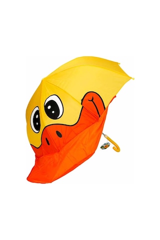 2986 Ördek Şekilli Çocuk Şemsiyesi 45 Cm -sunman Çok Renkli