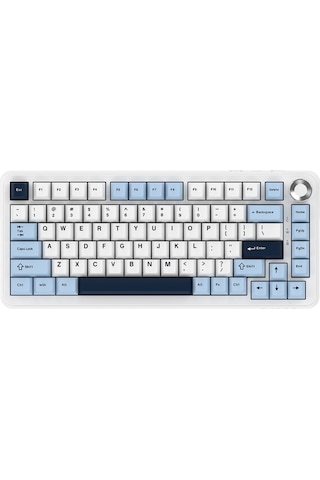 Ak820 Max Plus - Hot-swap-dinamik Rgb Mekanik Oyun Klavyesi Day Dream Switch - Lacivert Beyaz