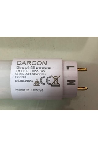 60 Cm Graphıca Led Darcon Graphispectra 8w 6500k T8 Led