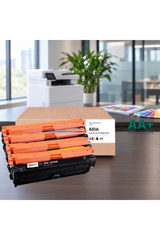 Hp 651a Cmyk Uyumlu Toner Seti Aa Plus / Laserjet Enterprise 700 Color Mfp M775 / Ce340a / Ce341a / Ce342a / Ce343a