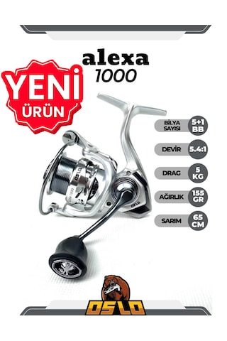 Oslo Alexa 1000 5+1 Bilye Lrf Olta Makinesi
