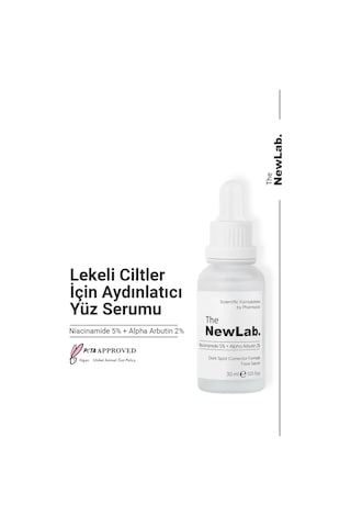 The NewLab Leke Karşıtı Arbutin Cilt Bakım Serumu 30ml ( Niacinamde %5 Alpha Arbutin %2)