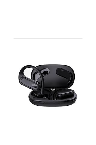 S28 Tws Spor Kancalı Bluetooth Kulaklık Siyah
