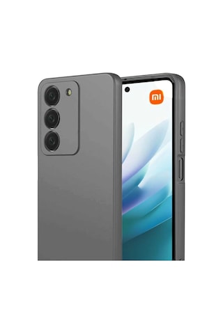 Xiaomi Redmi 15 4g Kılıf Biye Yumuşak Silikon Case Gri