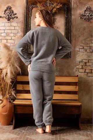 Charme Kadın Kışlık Peluş Pijama Takımı K-200-494 - 1 Adet 001