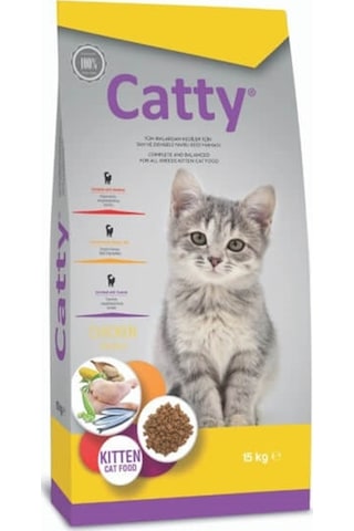 Catty Kitten Tavuklu Yavru Kedi Maması 15 KG Catty Kitten Tavuklu Yavru Kedi Maması 15 KG