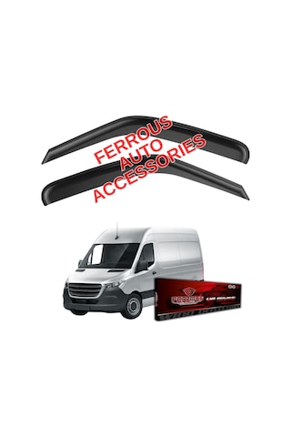 Mercedes Sprinter W907 Fitil Üstü Ferrous Cam Rüzgarlığı 2li 2019 Ve Üstü
