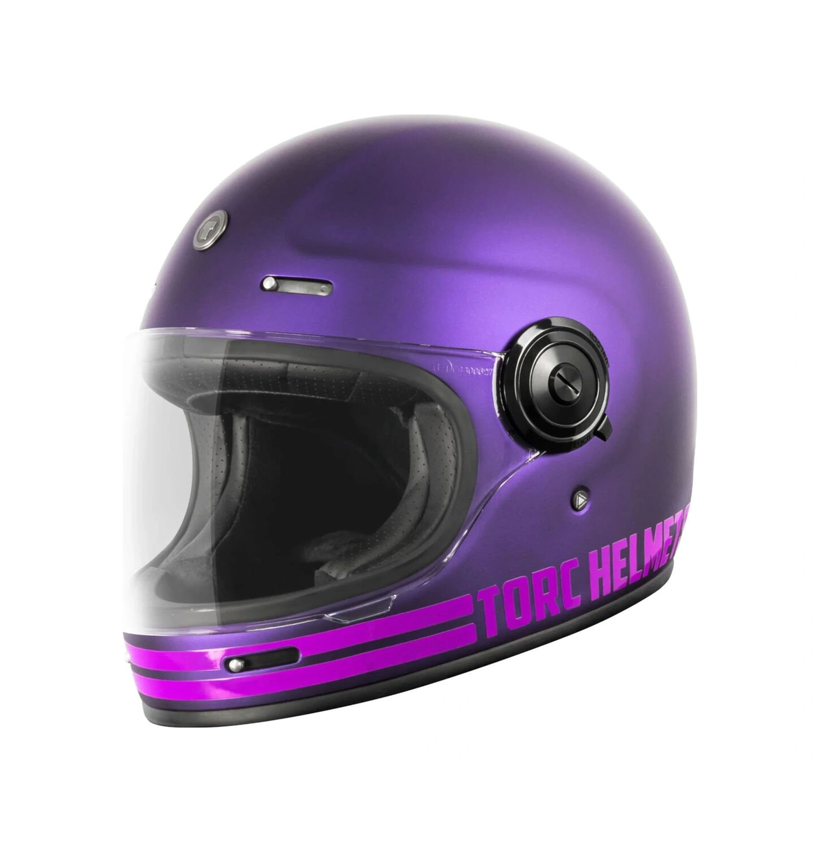 Torc T-1 Newport Cali Iridecent Kapalı Motosiklet Kaskı Mor