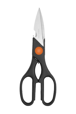 Çok Amaçlı Mutfak Makası Siyah Paslanmaz Çelik Keskin Bıçaklı Ergonomik Mutfak Makası Çok Amaçlı Mutfak Makası Siyah Paslanmaz Çelik Keskin Bıçaklı Ergonomik Mutfak Makası