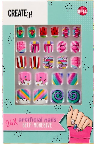 Create It Takma Tırnak Seti - Rainbow - Candy Explosion