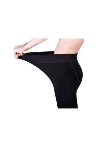 2021 Kış Sıcak Tayt Kadınlar Yüksek Bel Kız Rahat Leggins Kadınlar İçin Kalınlaşmak Rahat Esneklik Tayt Siyah