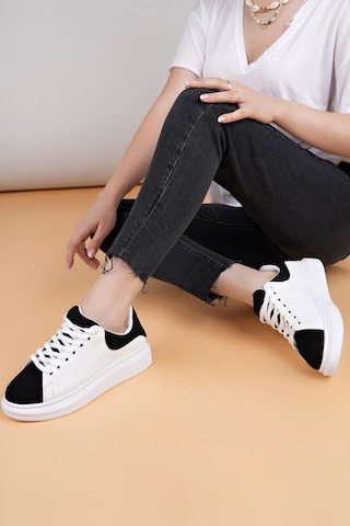 Luis A Costa Lc109 Beyaz Siyah Süet Kadın Sneaker Renkli