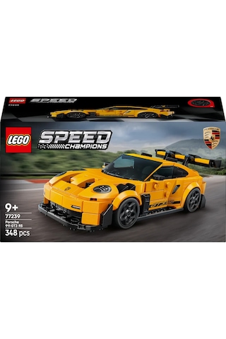 LEGO® Speed Champions Porsche 911 GT3 RS Süper Araba 77239 - 9 Yaş ve Üzeri Çocuklar için Yaratıcı Yarış Arabası Oyuncak Yapım Seti(348P)