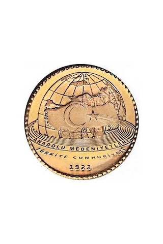 Agakulche Türkiye Cumhuriyeti Anadolu Medeniyetleri Altın Sikke Coin