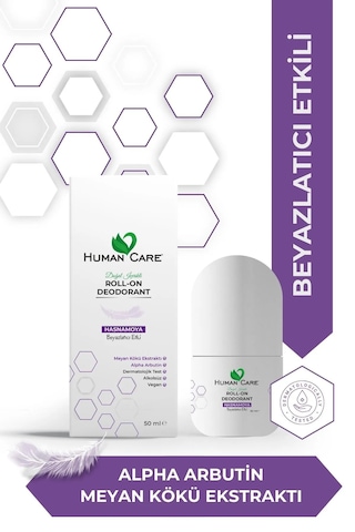 Human Care Doğal Roll-on Deodorant Beyazlatıcı Etki 50 ML