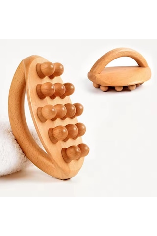 Madero Terapi & Selülit Ahşap Masaj Tokmak Aparatı Model 3