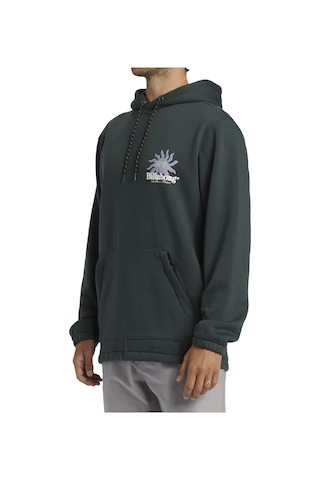 Billabong Compass Erkek Kapüşonlu Sweatshirt Yeşil Yeşil