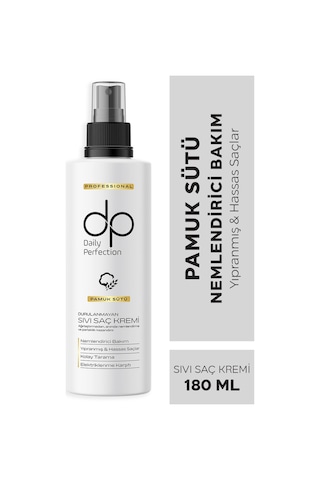 Dp Daily Perfection Pamuk Sütü Sıvı Saç Bakım Kremi 180 ML