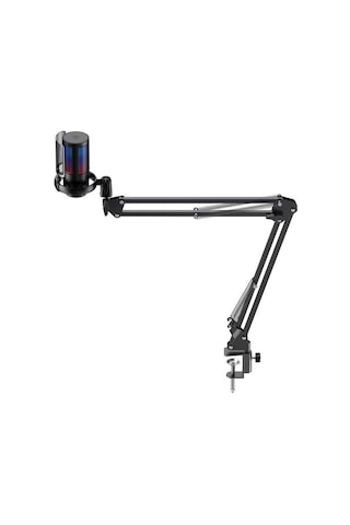 Havit Gamenote Gk50 Pro Rgb Gaming Profesyonel Oyuncu Yayıncı Mikrofonu Ve Masa Standı