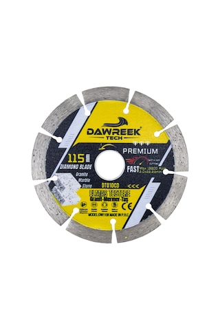 Dawreek Dt010cd 115mm Premium Segmentli Turbo Elmas Testere Granit-mermer-taş