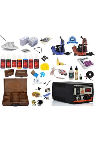 Xl-1299 Bluered Çantalı Dövme Seti-131167