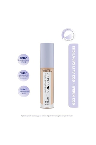 Pastel Eye Cream + Hydrating Satin Concealer 62 Ivory