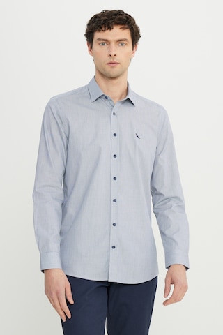 AC&Co / Altınyıldız Classics Erkek Lacı %100 Pamuk Flanel Slim Fit Dar Kesim Klasik Yaka Armürlü Gömlek Lacı