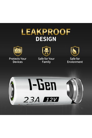 I-Gen 23A Pil 10'lu Paket 12V MN21 PİL (A23 / 23A / V23GA / LRV08 / 8LR932)
