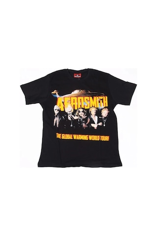Aerosmith No:1 Tişört Siyah Çok Renkli