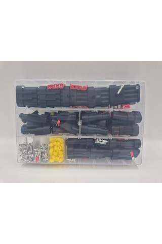 Su Geçirmez Araç Kablo Seti - 352 Parça Su Geçirmez Konnektör Seti - Kablo Ekleme Aparatı