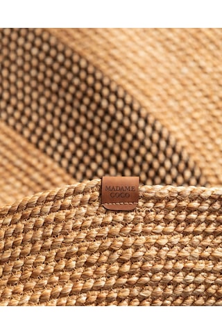 Madame Coco Alsace Oval Kilim - Naturel/siyah - 90x150 Cm 8684427193235 Çok Renkli