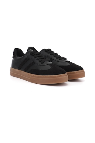 Diğer Kadın Siyah Bağcıklı Sneaker Dyza86238726 Siyah