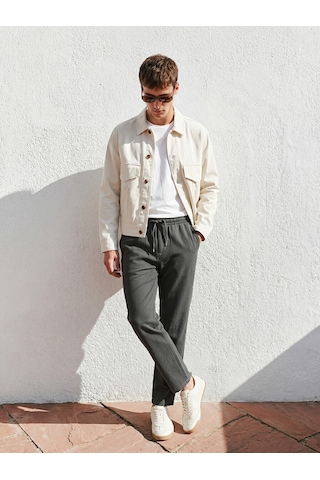 Lcw Vision Haki Regular Fit Gabardin Erkek Pantolon
